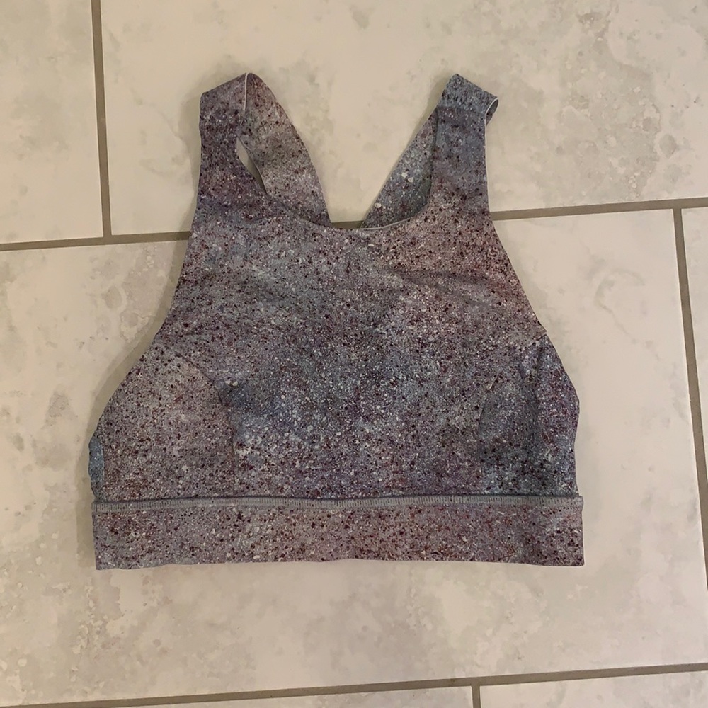 Lululemon Fast and Free Bra Nulux Summer Haze Multi